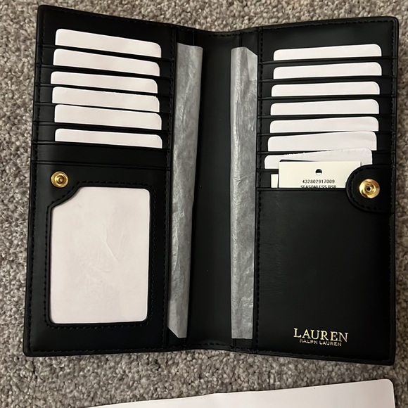 NWTs Ralph Lauren black wallet - Picture 4 of 11